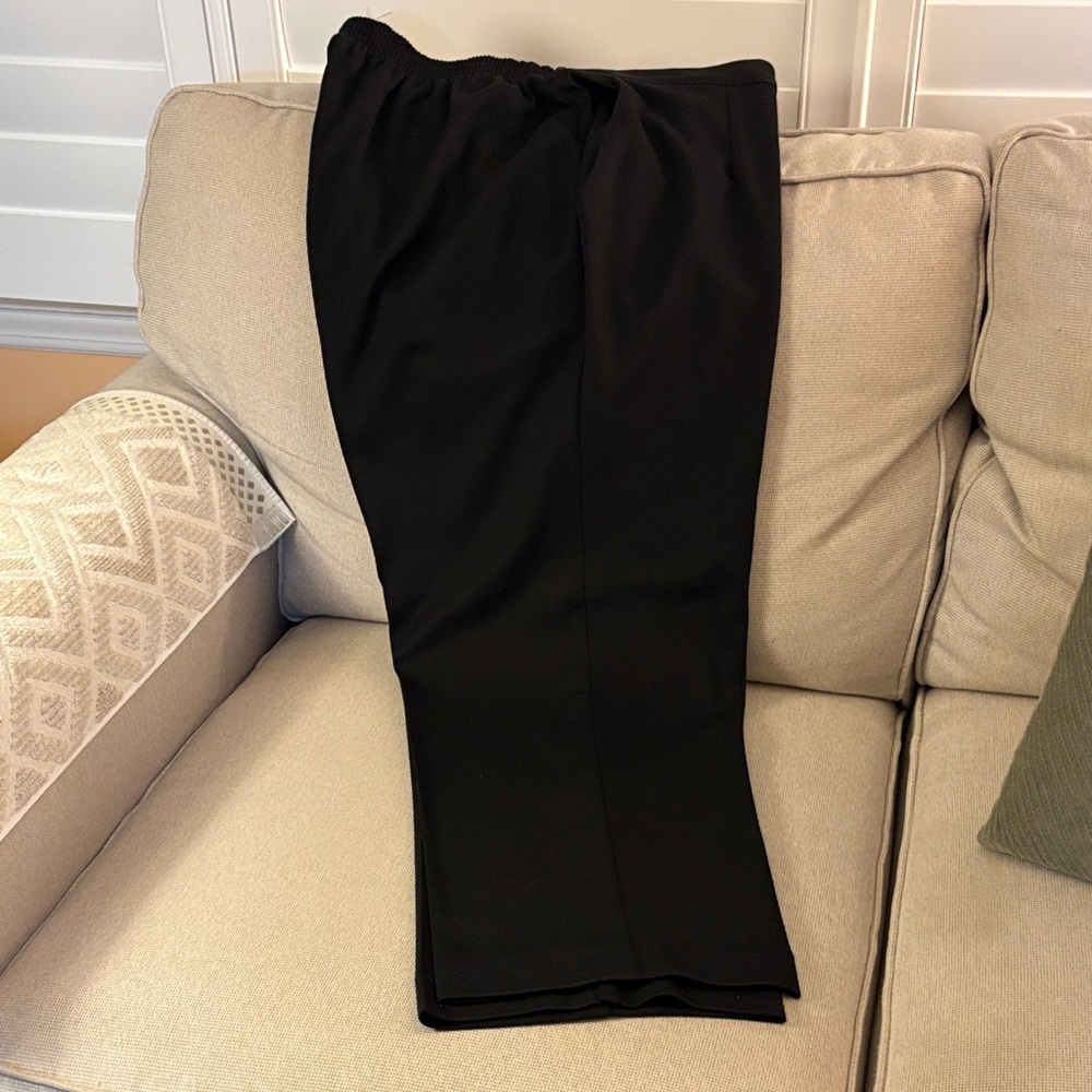 Alfred Dunner Women's Black Trousers